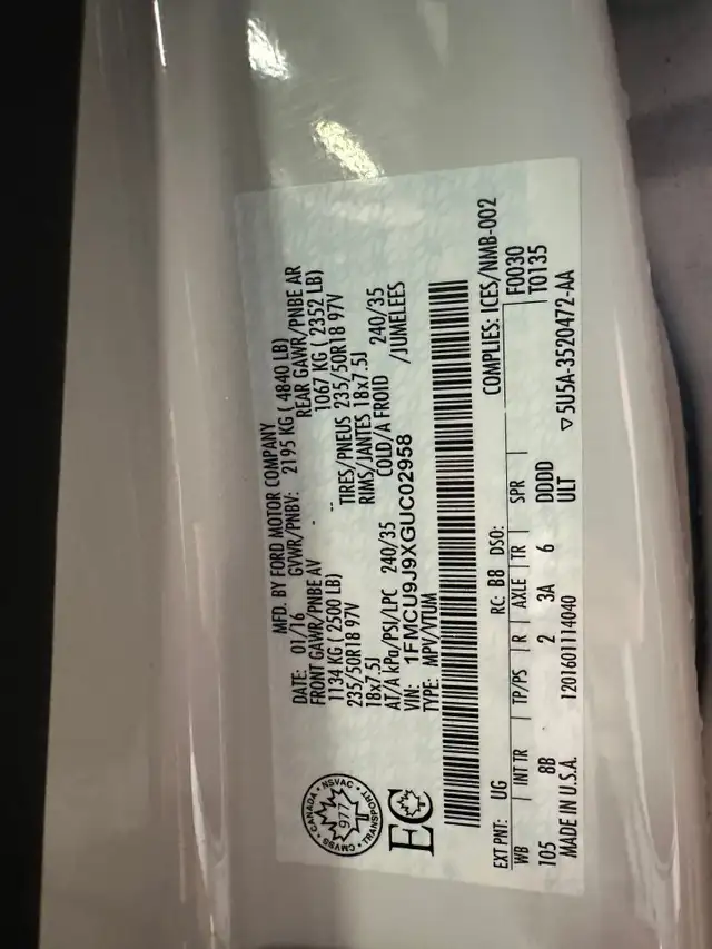 2016 Ford Escape - Photo 7