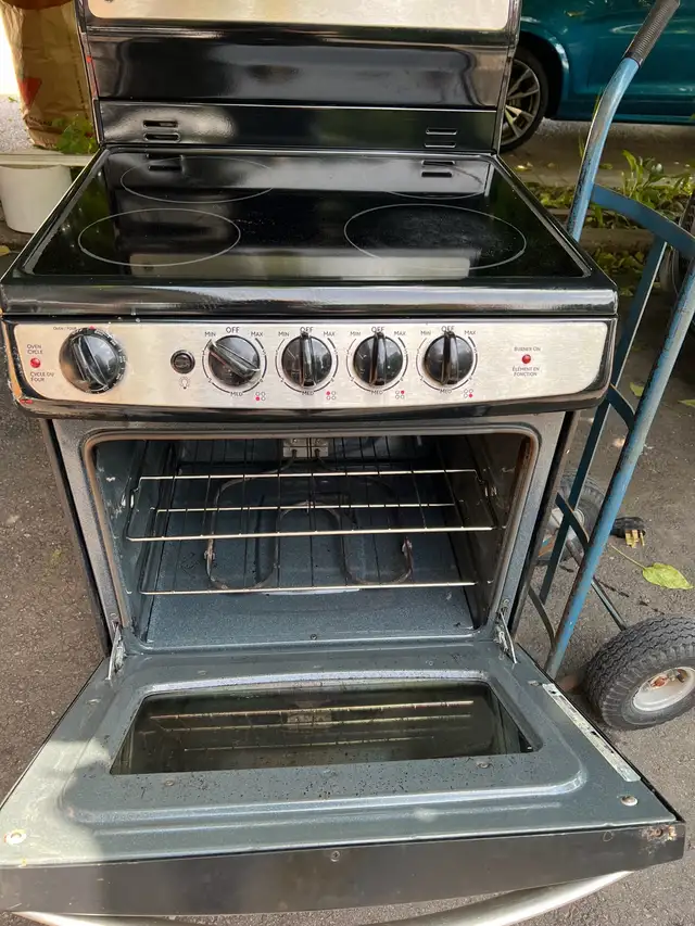 24" stove ge stainless glass - Photo 2