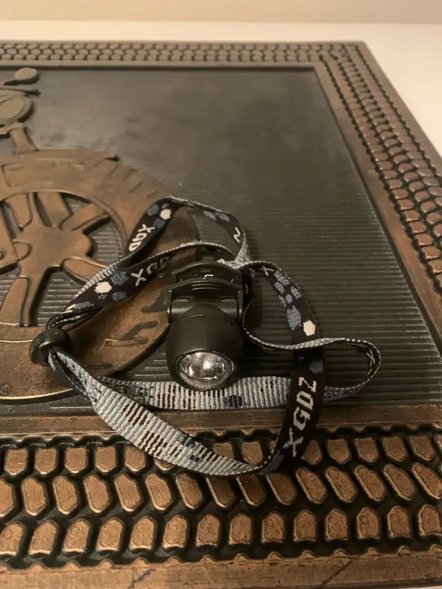 Head lamp with a clip!