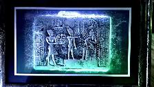 Ancient Egypt frame 20 x 14 with interior leds