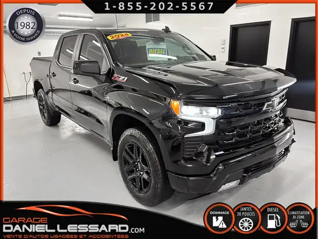 Chevrolet Silverado 1500 RST, Z71, TURBO DIESEL, CREWCAB, BTE 5' - Photo 2