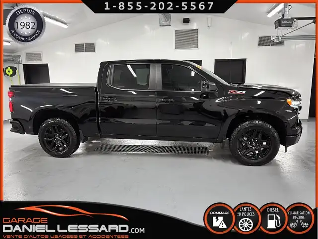 Chevrolet Silverado 1500 RST, Z71, TURBO DIESEL, CREWCAB, BTE 5' - Photo 3