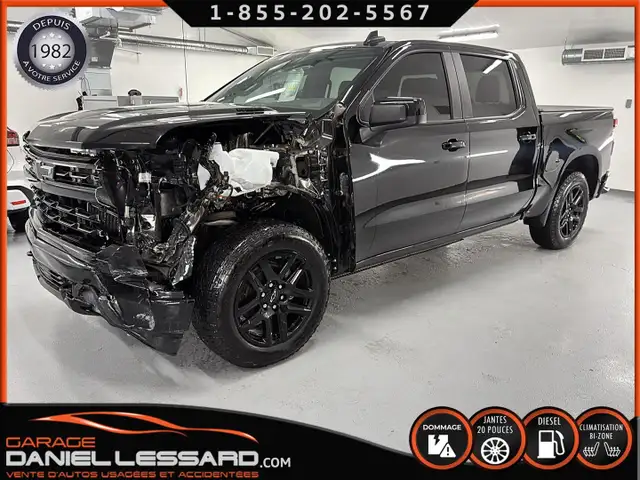 Chevrolet Silverado 1500 RST, Z71, TURBO DIESEL, CREWCAB, BTE 5' - Photo 8