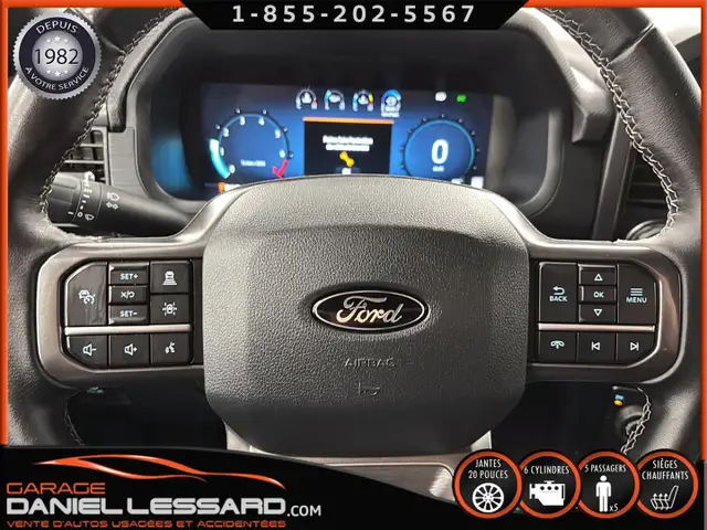 Ford F-150 XLT CREW 6.5 P, 3.5L, BUCKET SEAT, GPS, MAG 20P 2024 - Photo 17