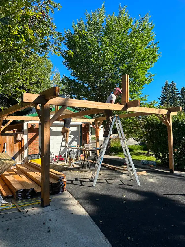 Carport, Car canopy, Concrete pad - Photo 2