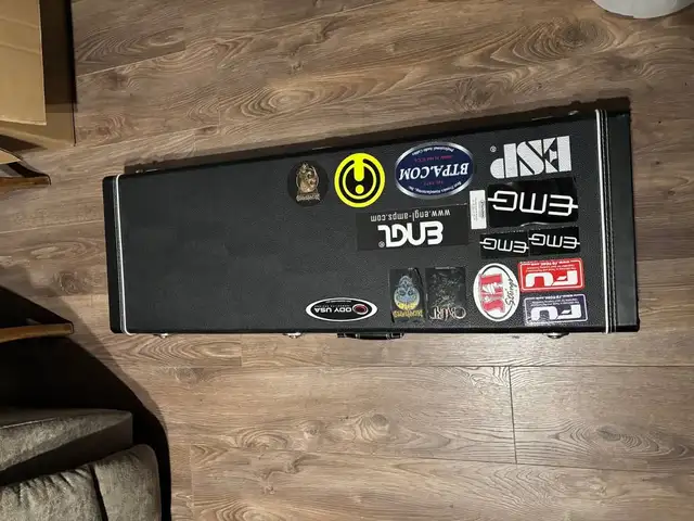 ESP E2 M2 See Through black gauchère lefty - Photo 3