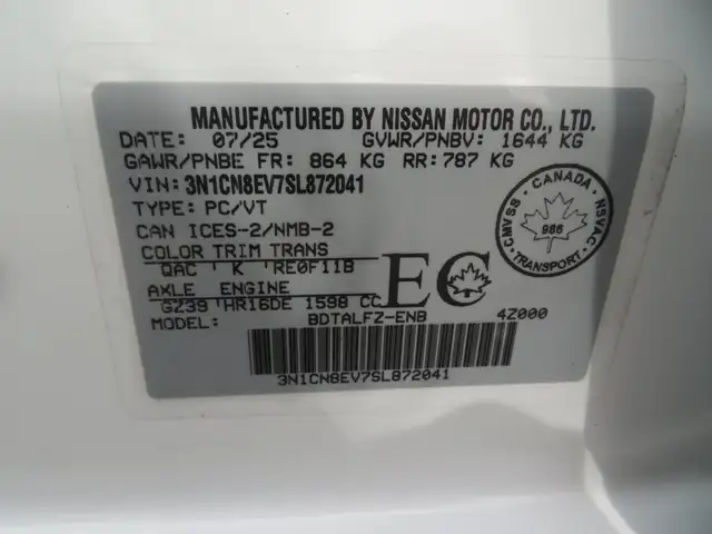 2025 Nissan Versa SV CVT - Photo 21