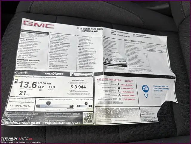 2024 GMC Sierra 1500 Elevation Crew Cab 4X4-Tow PKG-Lane Assist- - Photo 45