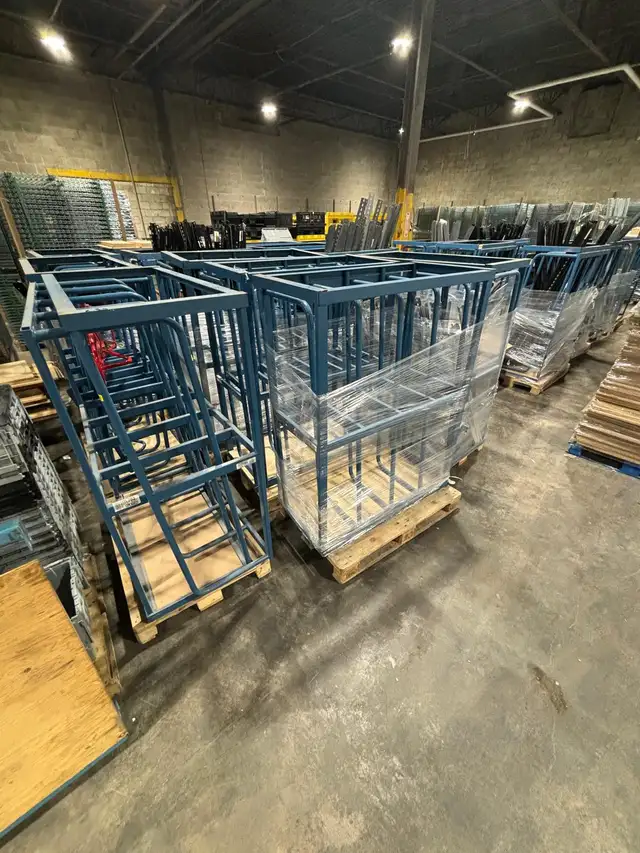 USED Vertical Pipe Bar Lumber Railing Storage Rack - Photo 4