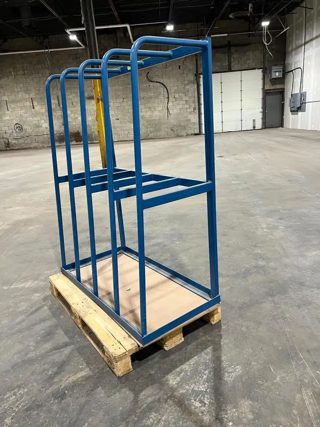 USED Vertical Pipe Bar Lumber Railing Storage Rack - Photo 5