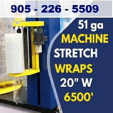 Wholesale Machine Stretch Wrap 20' x 6500' , 51 GA