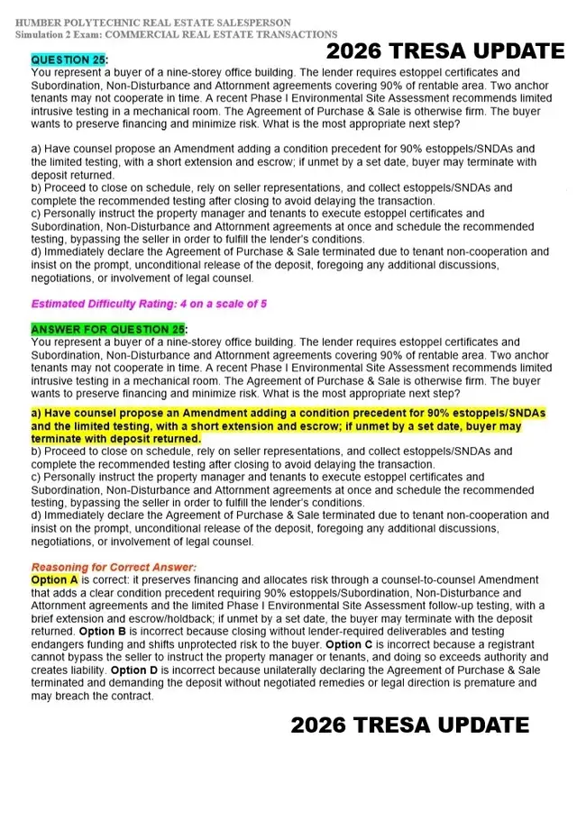REAL ESTATE EXAM TEST QUESTIONS - GUARANTEED PASS - 2026 EXAMS - Photo 8