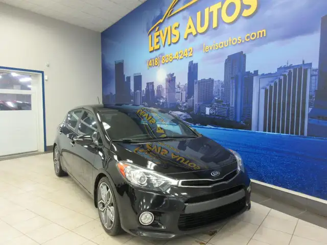 KIA FORTE 5 2016 SX 1.6L TURBO MANUEL 6 RAPPORTS CUIR NOIR CAMER - Photo 3