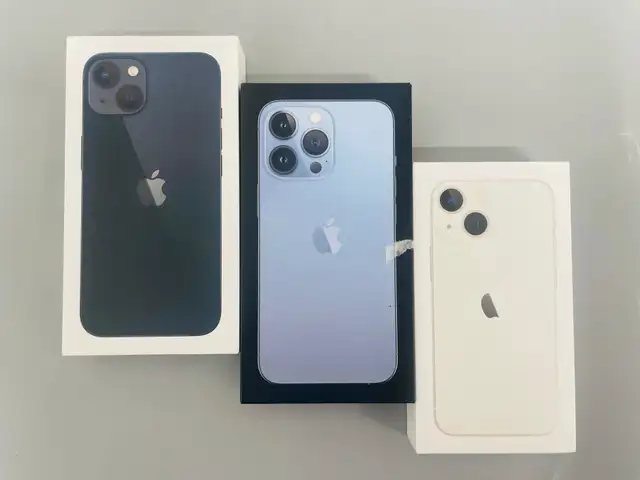 iPhone 13 MINI,13,13 PRO, 13 PRO MAX-GREAT DEALS !!