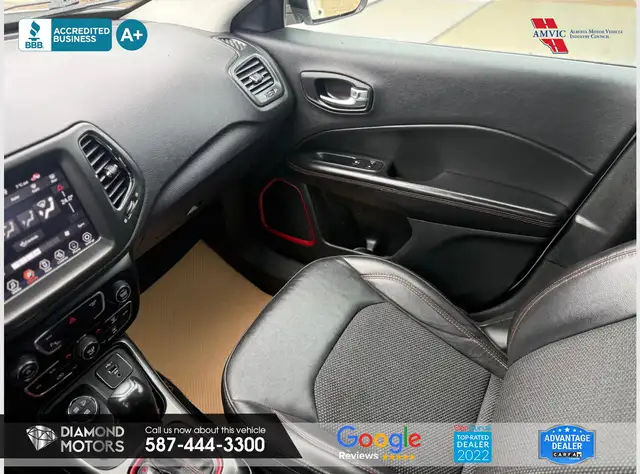 2021 Jeep Compass Trailhawk 4x4 - Leather - Photo 12