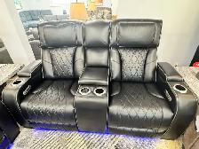 power recliner Sofa loveseat With Adjustable power headrest