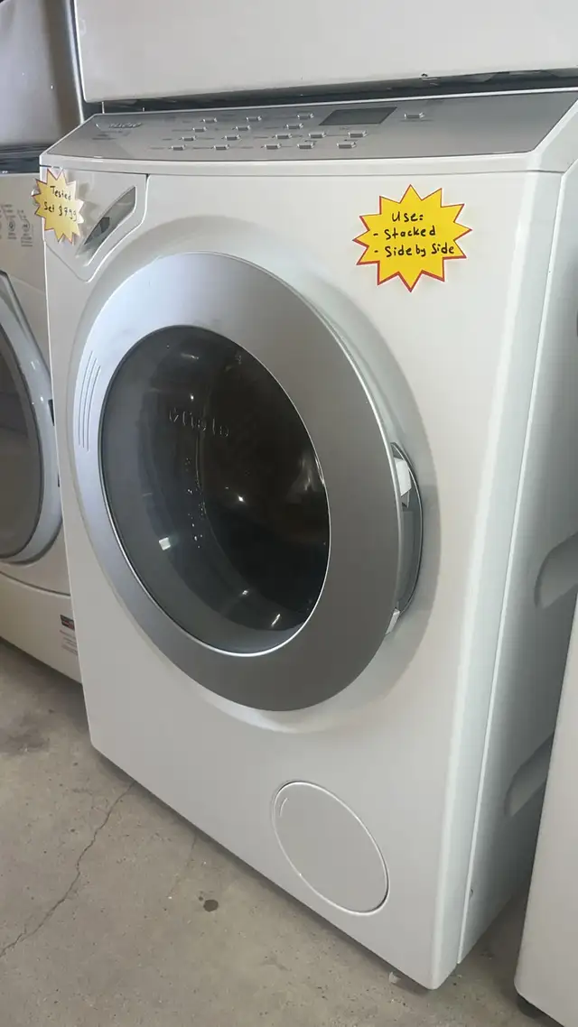 Miele German Brand 27' Washer and Dryer Set 30-Day Warrantly - Photo 3