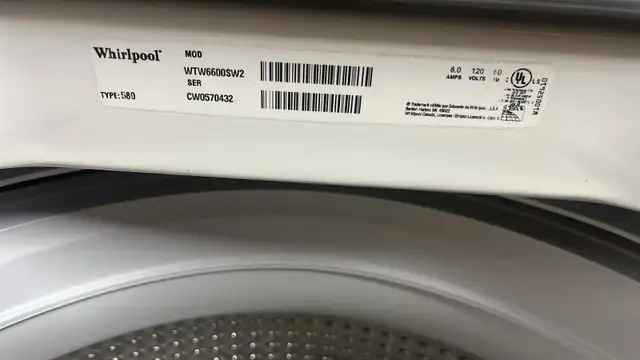 Whirlpool 27 Big Capacity Top Lod Washer Tested 30-Day Warrantly - Photo 7