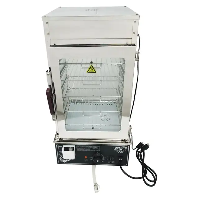 110V Bread Steamer Machine Food Display Auto Temp Control 020091