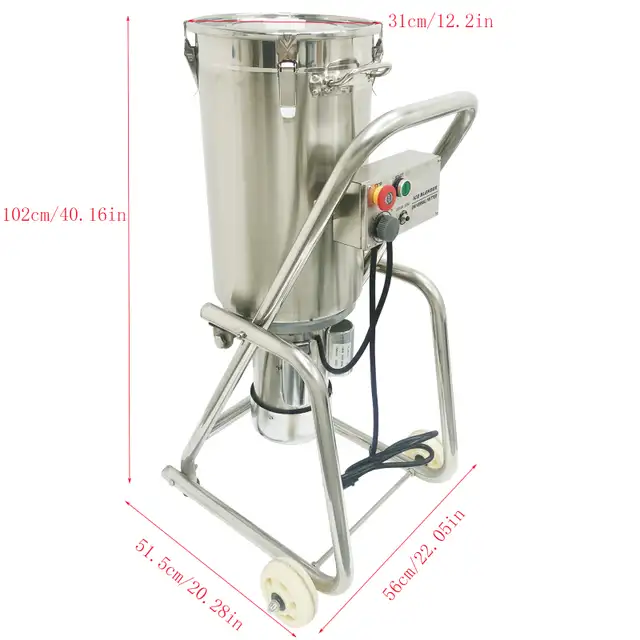 110V 32L Meat Vegetable Prep Food Processor 020186 - Photo 10