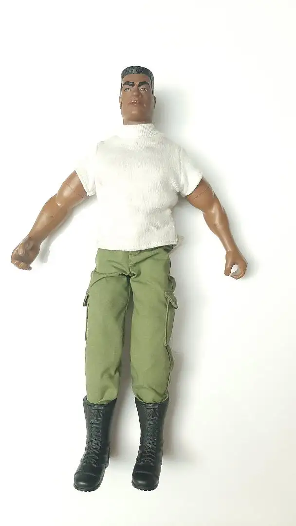 Vintage GI Joe Hasbro 1992 African American Black 12' Action Fig