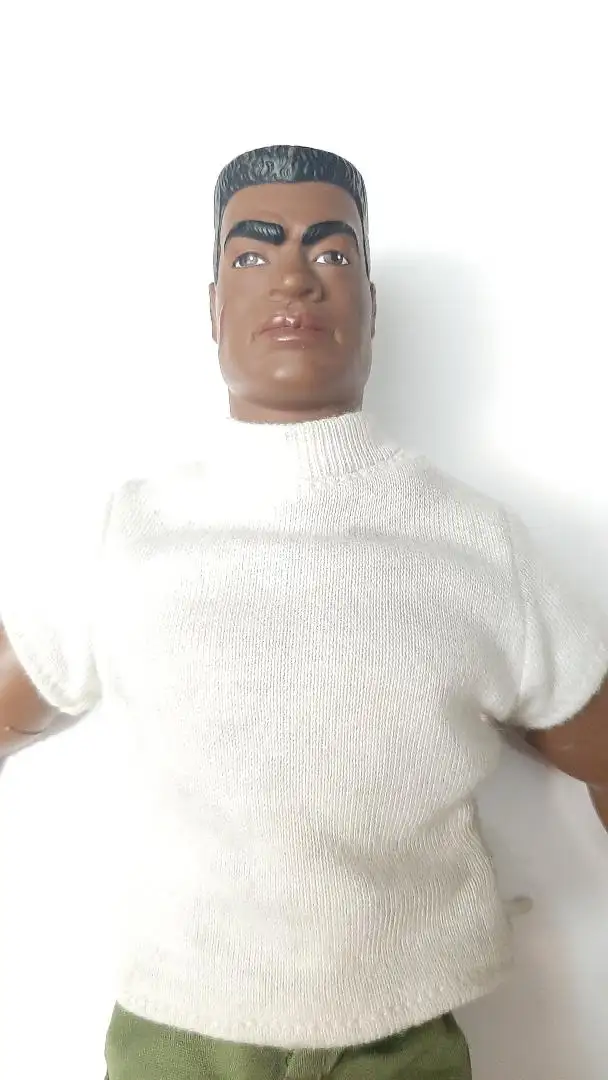 Vintage GI Joe Hasbro 1992 African American Black 12' Action Fig - Photo 2