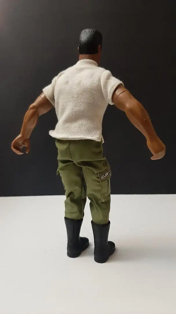 Vintage GI Joe Hasbro 1992 African American Black 12' Action Fig - Photo 3
