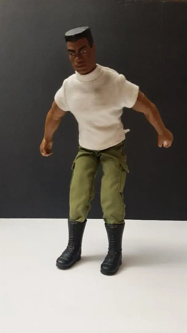 Vintage GI Joe Hasbro 1992 African American Black 12' Action Fig - Photo 4