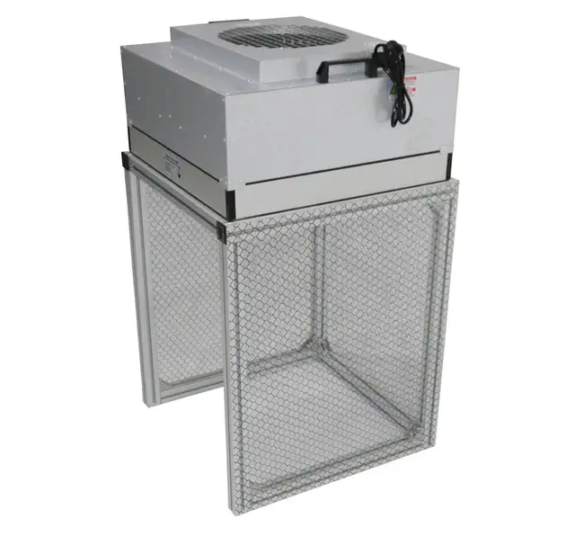 110V HEPA Filter Air Flow Hood Dust Free Room Workshop 020232 - Photo 2