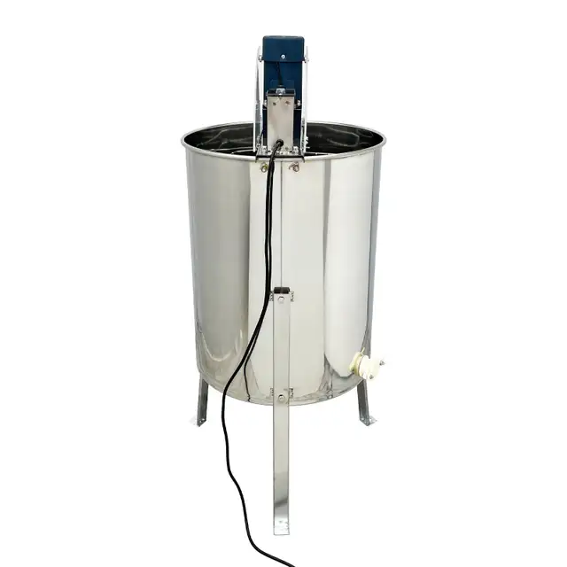 110V 4Frame 304SS Honey Extractor Beekeeping Centrifuge 170462 - Photo 3