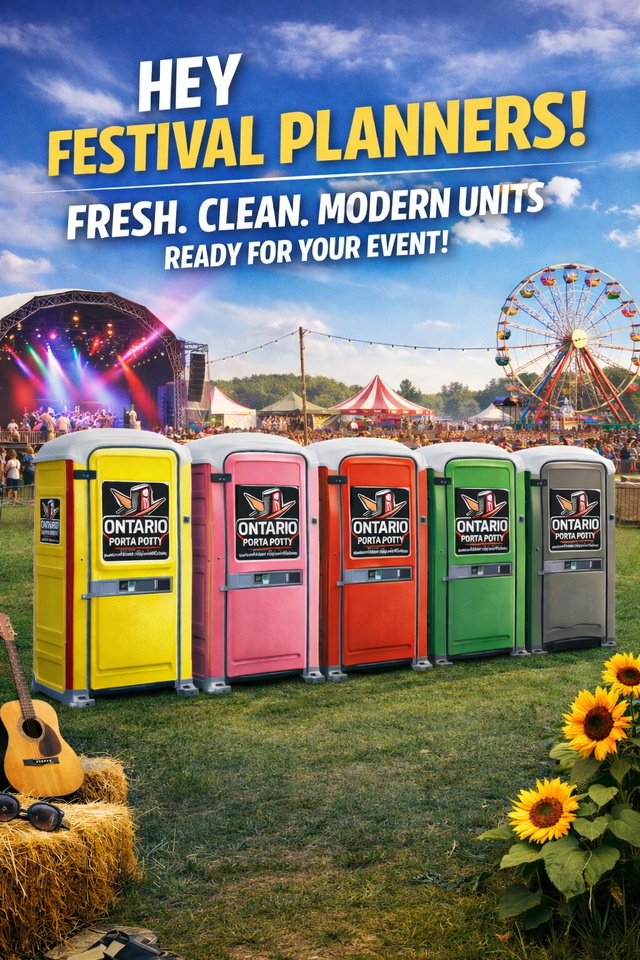 Ontario Porta Potty Rentals- Perfect for Outdoor Events!