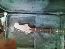 Squire Jazzmaster classic with case and strap