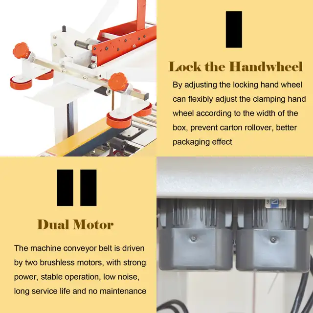 Automatic Carton Taper Sealer Case Box Sealing Machine 056033 - Photo 8