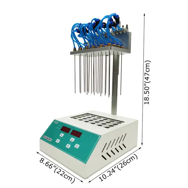 24 Holes Dry-type Termovap Nitrogen Evaporator 056068 - Photo 2