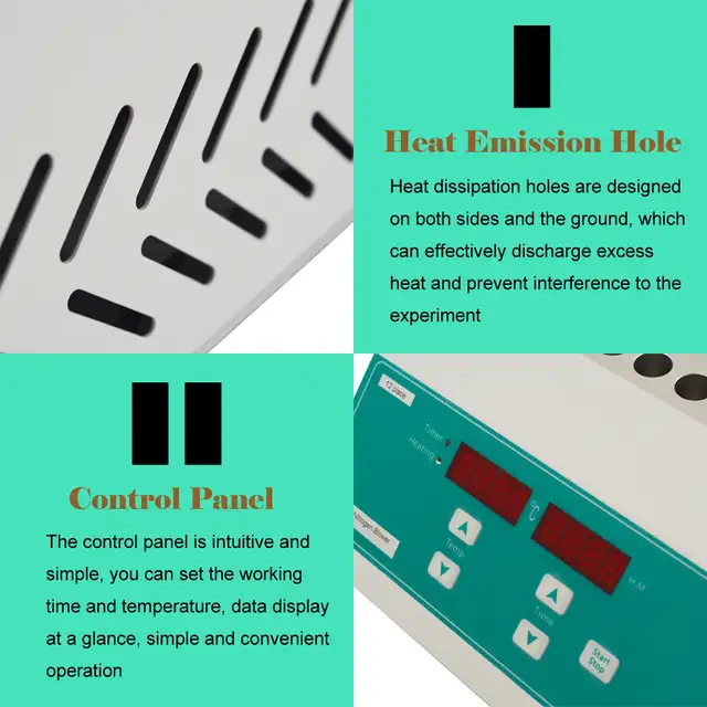 24 Holes Dry-type Termovap Nitrogen Evaporator 056068 - Photo 7