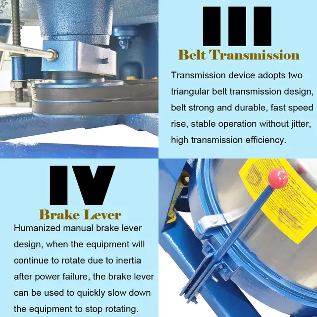 220V Lab Industrial Centrifuge Machine Dehydrating 056388 - Photo 6