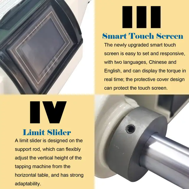 1/8'-11/4'Universal 360° Electric Touch Tapper 220V 2000W 056599 - Photo 5