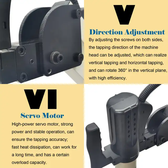 1/8'-11/4'Universal 360° Electric Touch Tapper 220V 2000W 056599 - Photo 6