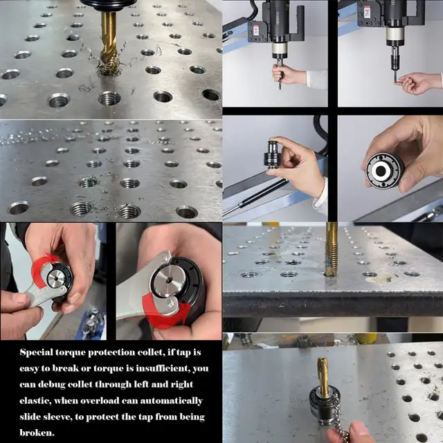 1/8'-11/4'Universal 360° Electric Touch Tapper 220V 2000W 056599 - Photo 10