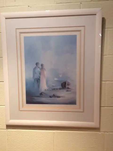 BEAU CADRE NEUF SIGNÉ JEAN CLAUDE CARRON, 36'HAUx30'LAR: $20.00