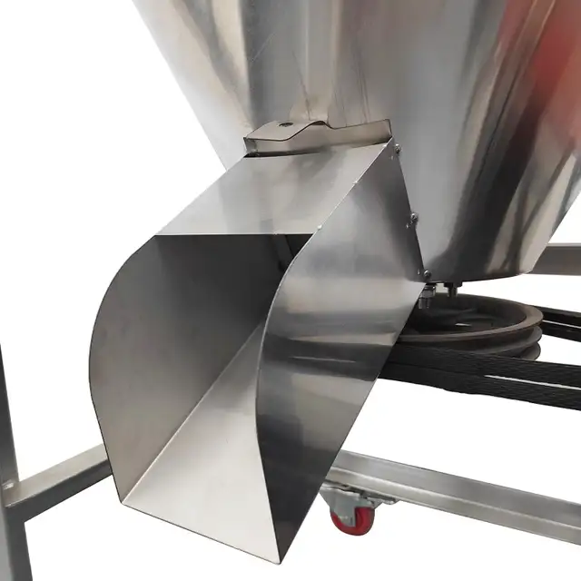 220Lbs Feed Mixer 201 Stainless Steel Mixing Machine 021583 - Photo 5
