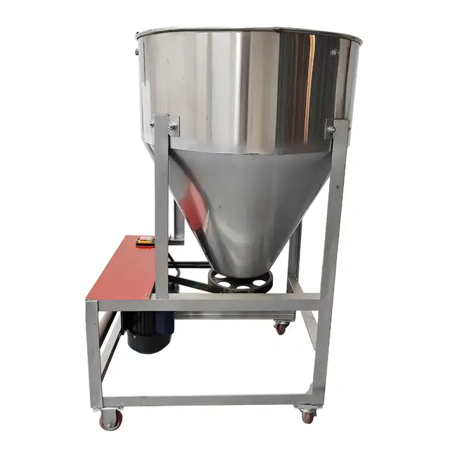 220Lbs Feed Mixer 201 Stainless Steel Mixing Machine 021583 - Photo 8
