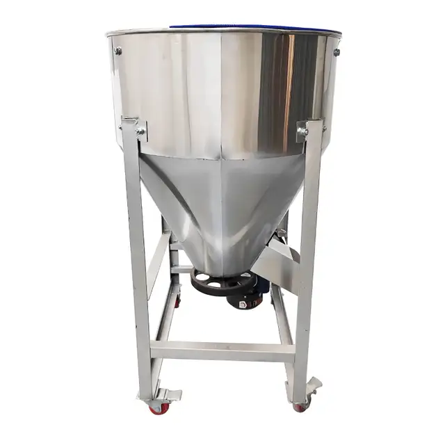 220Lbs Feed Mixer 201 Stainless Steel Mixing Machine 021583 - Photo 9