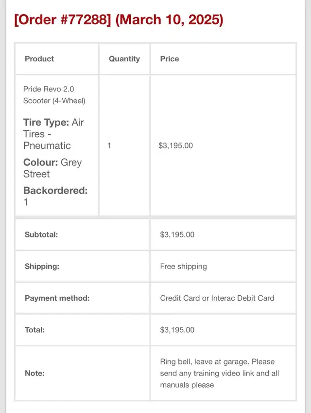 mobility scooter -1 year old in great shape - Photo 6