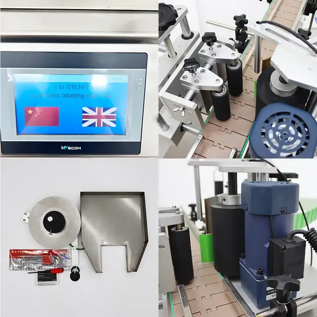 Automatic Chain Conveyor Round Bottle Labeling Machine 160209 - Photo 8