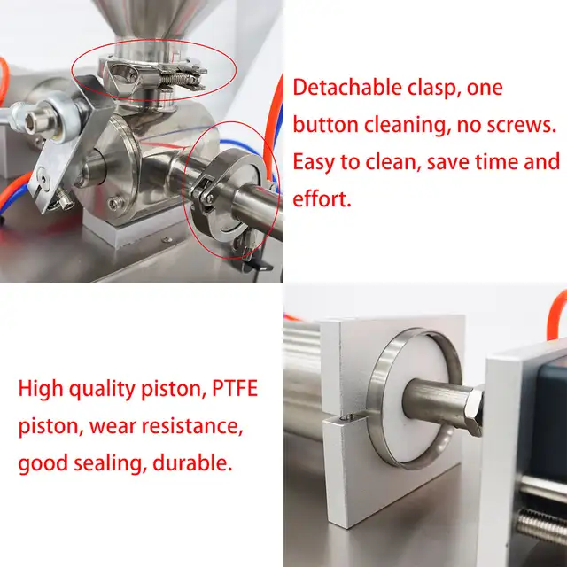 50-500ml Paste Filling Machine w/Vertical Mixing Hopper160434 - Photo 8