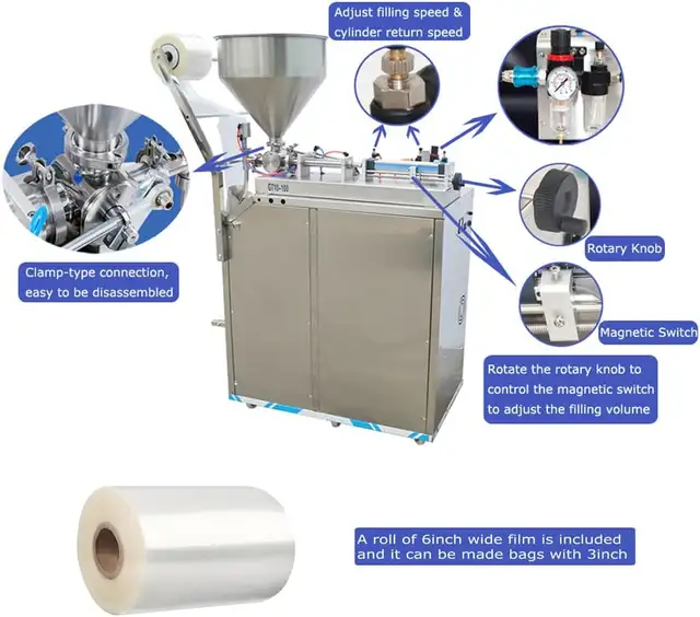 10-100ml Automatic Quantitative Paste Filler 160458 - Photo 4