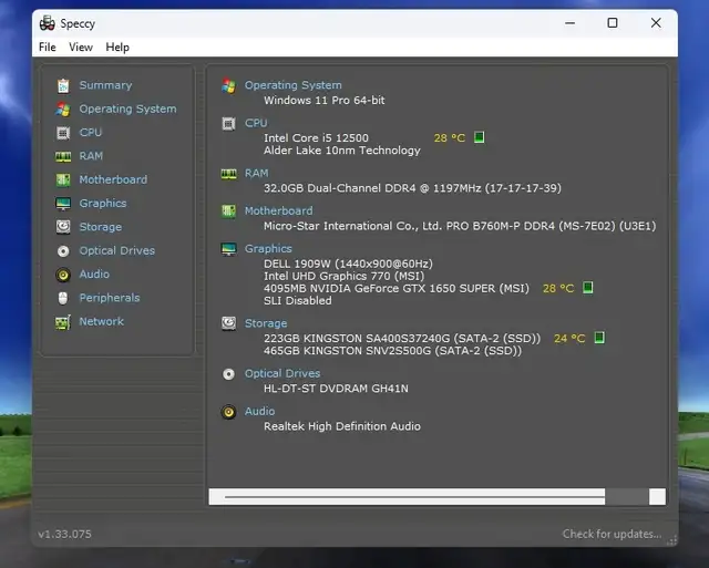 12thGen 4.6 GHz i5 6x Core 32Gigs DDR4 M.2SSD GTX1650 - Photo 4