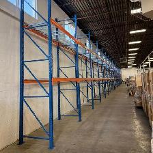 16' x 42' Bolted Style Uprights Pallet Racking REDI RACK