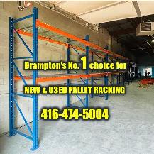NEW & USED Pallet Racking Rack 416-474-5004 Warehouse Redi Rack